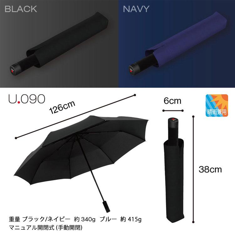 Knirps（クニルプス） 折りたたみ傘 折り畳み 晴雨兼用 日傘 大きめ US