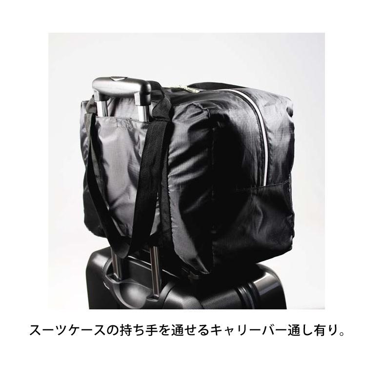 WESTJAPAN　折りたたみ　ボストンバッグ　未使用新品 Out Walk 折りたたみボストンバッグ ブラック 折り畳み ボストン