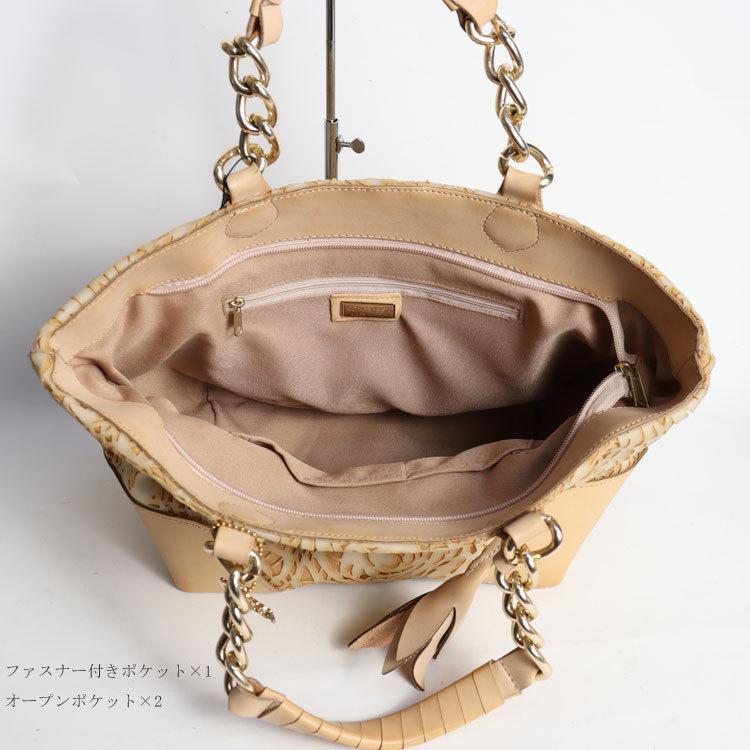 訳あり MARIGROUP イタリアブランド ハンドバッグ ベージュ レディース