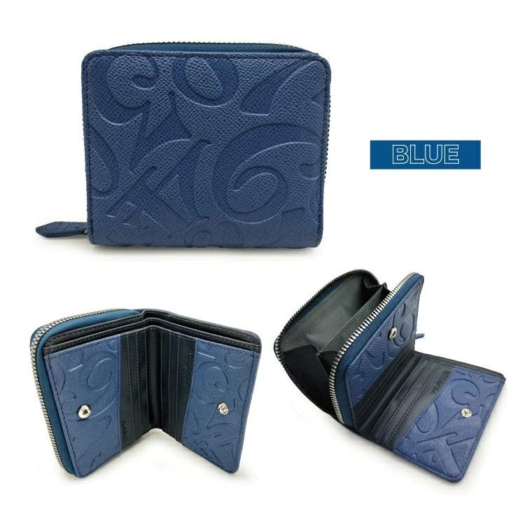 たかし様　ラウンドファスナー財布 二つ折り モノグラム グラセ メンズ フランク三浦 二つ折り財布 ラウンドファスナー 合皮 財布 単色