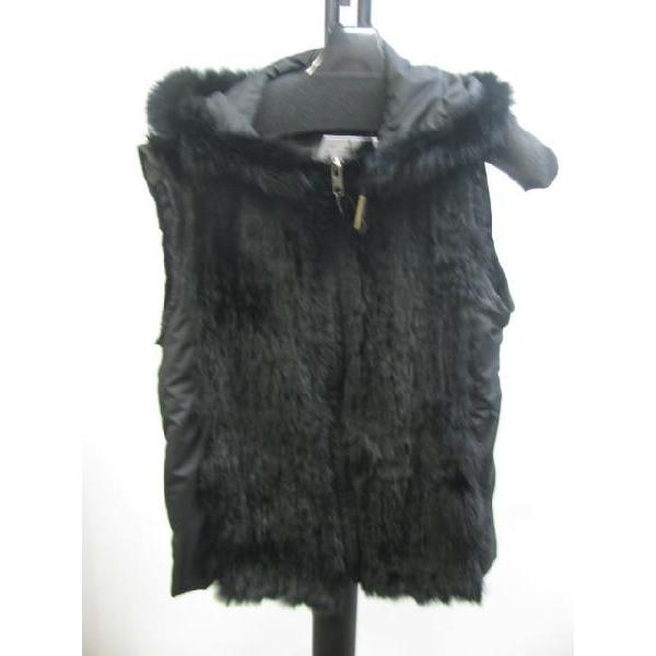 エンバ ENBA 毛皮コート ブルーフロスト フォックスファー 長袖 総裏地  