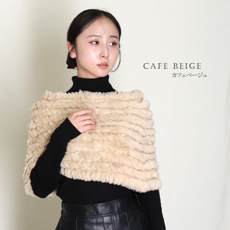 vintageCHANEL ラビットファー　ネックウォーマー　マフラー LUCIANNA（ルチアーナ） スヌード ファー ネックウォーマー ティペット