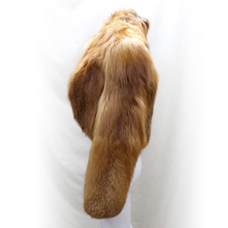 レッドフォックス ファー ジャケット ショート丈 ナチュラルカラー