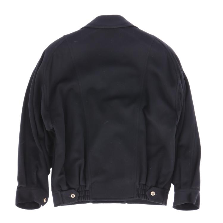 ロロピアーナ カシミヤ素材 ブルゾン ブラック メンズの画像