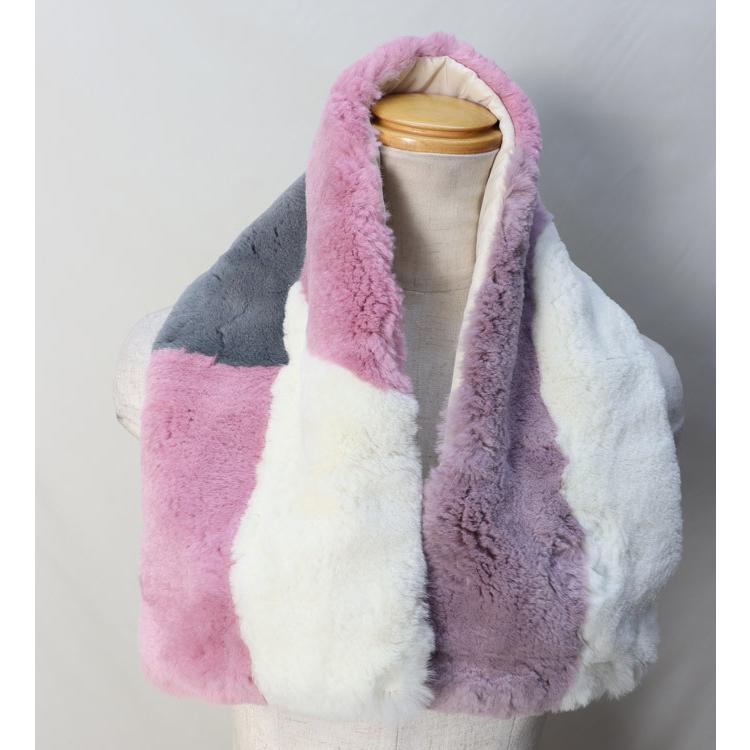 R*i様 新品❣️豪華❣️チンチラ襟巻き❣️パープル系ファー ラウンドマフラー チンチラマフラーのおすすめ人気商品一覧 通販 - Yahoo!ショッピング