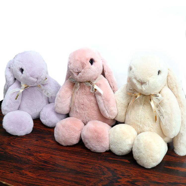 期間限定 ロップイヤー ベージュ パープル ピンク ふわふわ ぬいぐるみ うさぎ ファー レッキスラビット 大きい プレゼント ギフト 送料無料 かわいい ぬいぐるみ カラー ライトパープル Michiganestateplanning Com