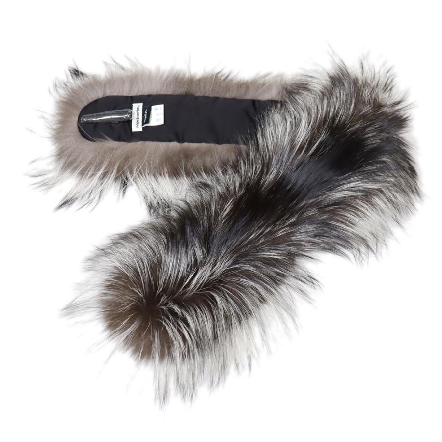 シルバーフォックス ファー マフラー ロング ストレート 日本製 SAGA