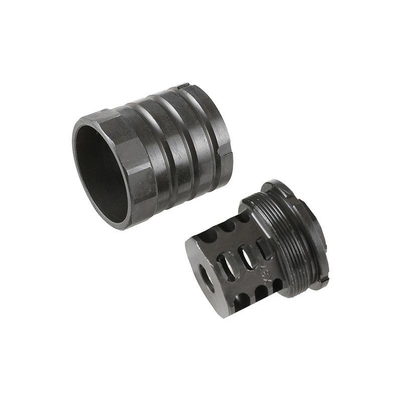 5KU JMAC 360 X37タイプマズルブレーキ＆ブラストシールド (14mm逆ネジ