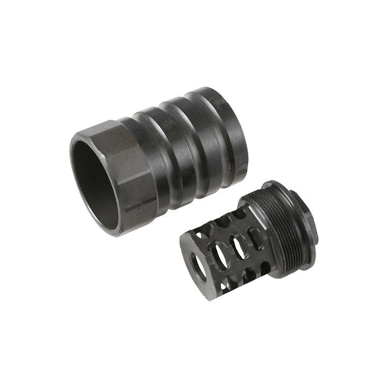 5KU JMAC 360 X12タイプマズルブレーキ＆ブラストシールド (14mm逆ネジ