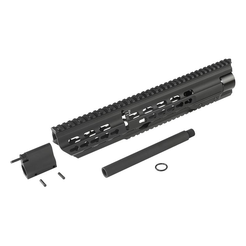 Airsoft Artisan HK417P 14.5 インチ Key-Mod ハンドガード 東京マルイ次世代電動ガン HK417 対応 Black