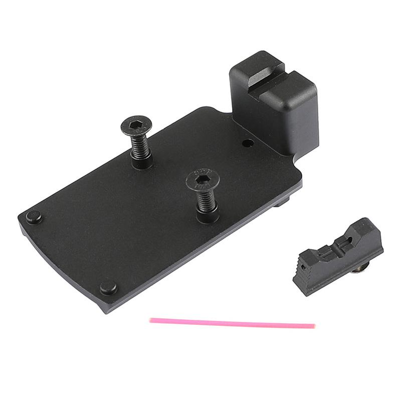 Airsoft Artisan Glock Rmrマウント ファイバーフロントサイトセット 東京マルイ G17 G26対応 Glock 10 Tm ミリタリーショップh T G 通販 Yahoo ショッピング