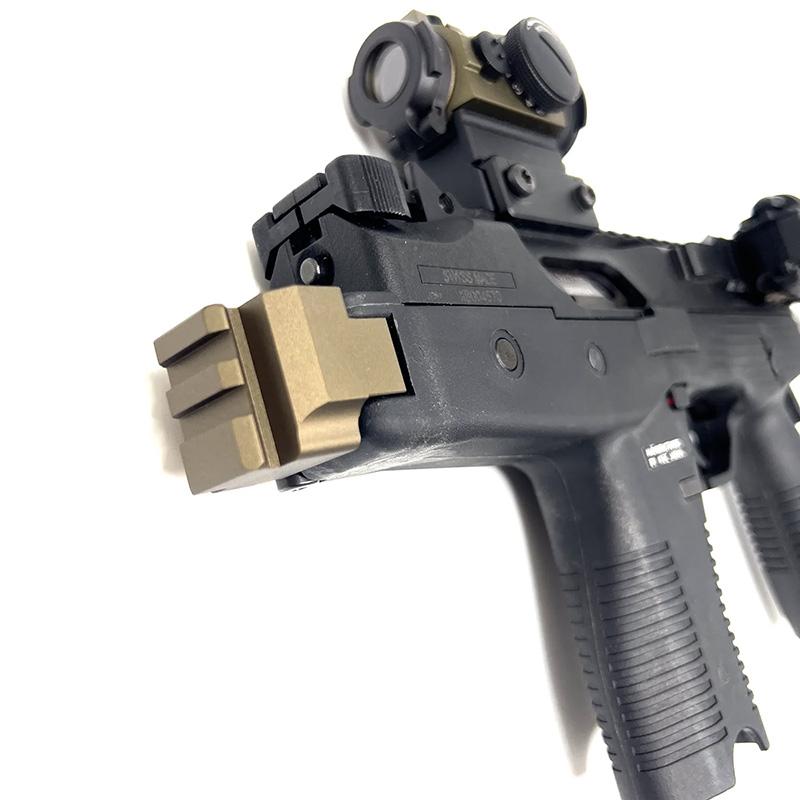 Airsoft Artisan M1913 ストック アダプター BK (KWA MP9/TP9