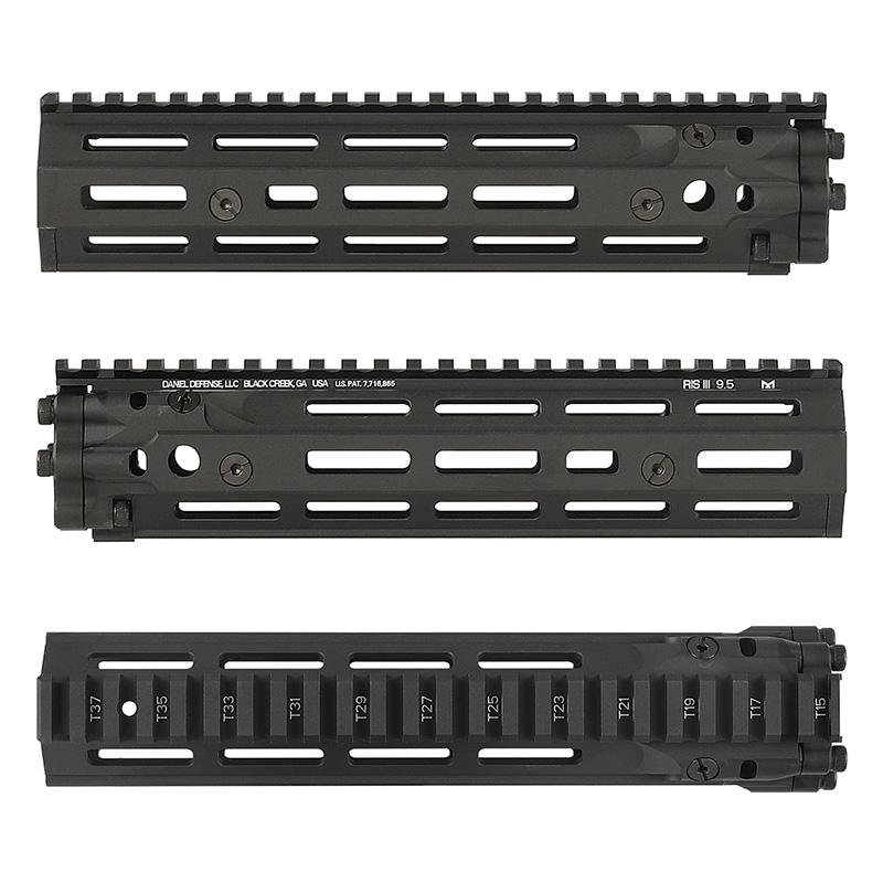 Airsoft Artisan DDタイプ MK18 RISIII M-LOK ハンドガード 9.5inch BK