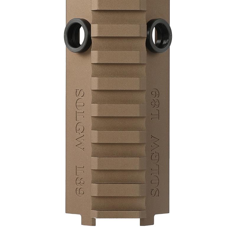 Airsoft Artisan SOLGW L89 タイプ 9.75インチ M-LOK ハンドガード DE