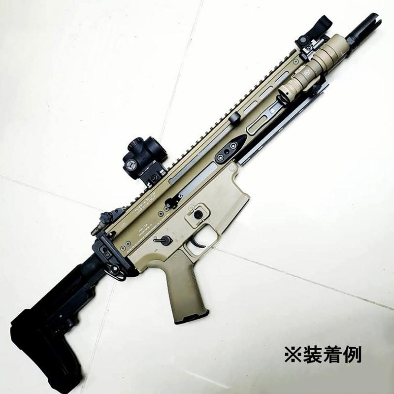 Airsoft Artisan PMMタイプ SCAR 16/17 M-LOKレールセクション/エクステンションセット Black （東京マルイ 次世代電動ガン対応）｜hercules-gear｜07