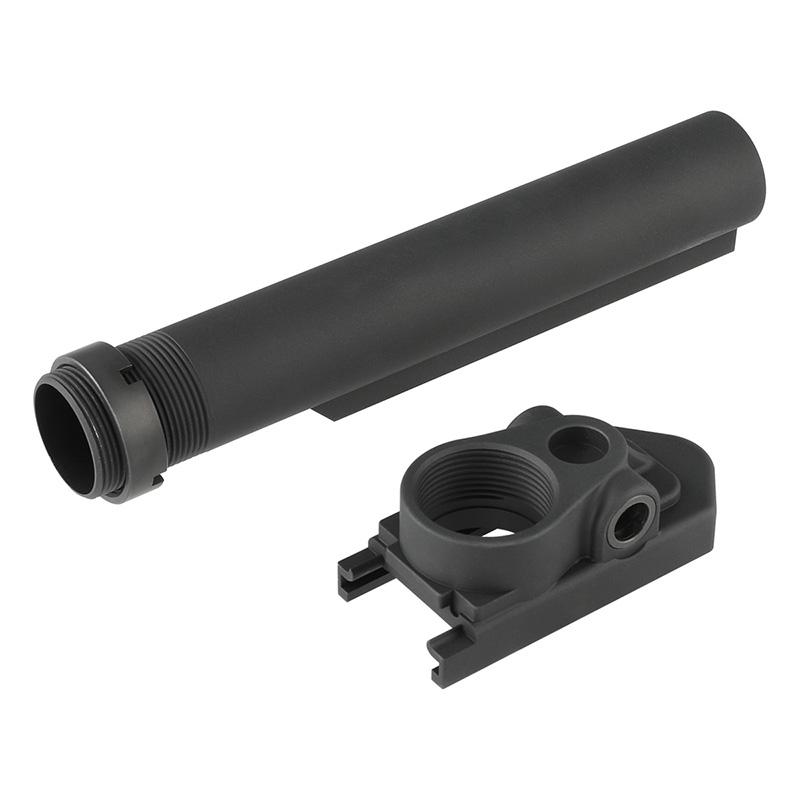 Airsoft Artisan SCAR-L/H M4ストックアダプター (WE/AEG対応) BK