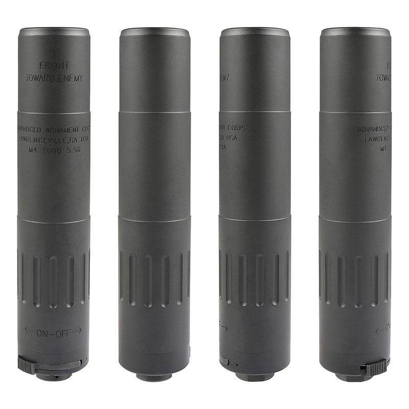 Airsoft Artisan AAC M4-2000タイプサイレンサー/51Tハイダーセット BK