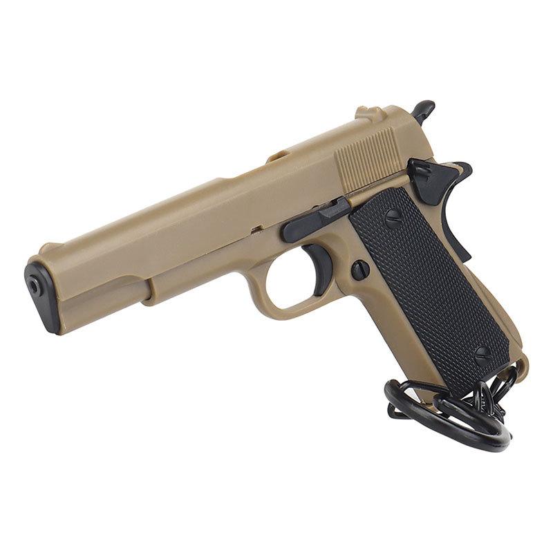 WoSporT 1911キーチェーン 1/4スケール TAN 【 ネコポス可