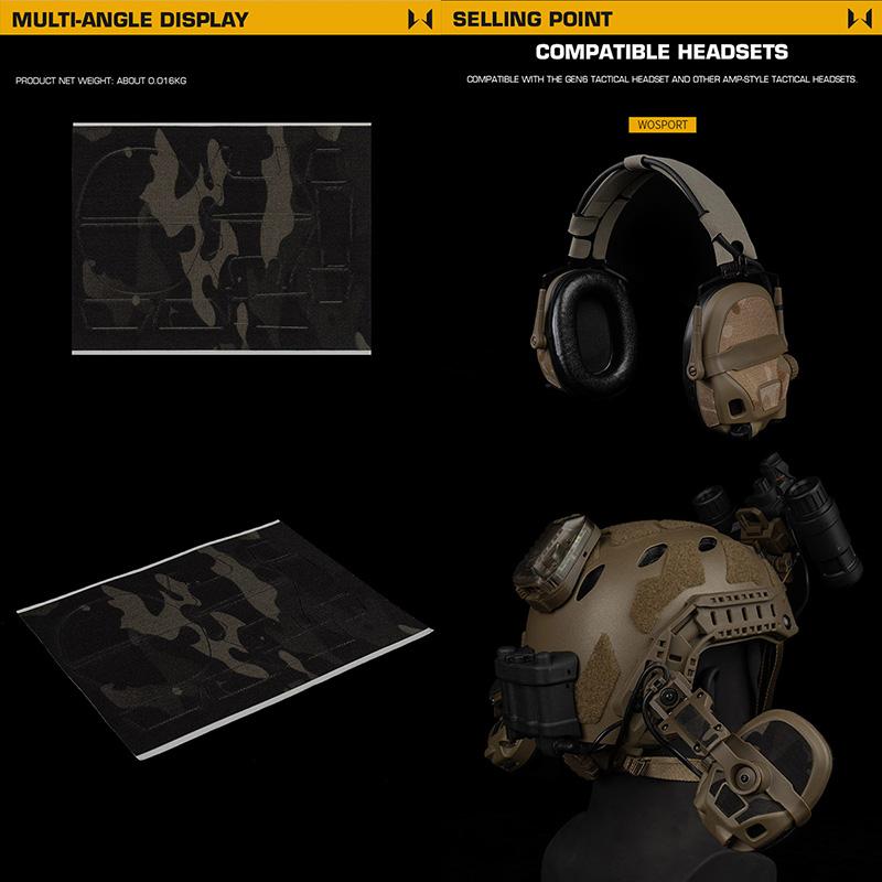 WoSporT Gen.6 ヘッドセット ラップテープ MultiCam : ミリタリー