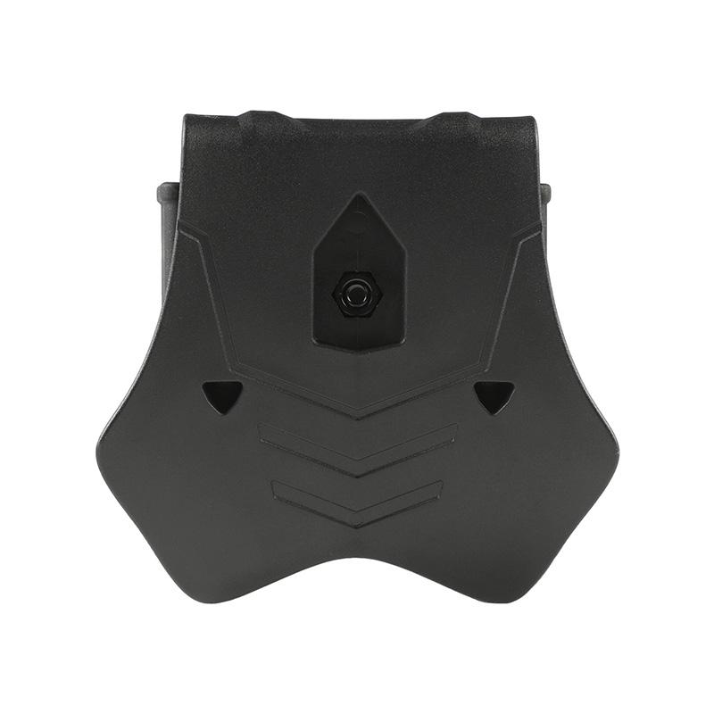 Amomax Glock エアソフトダブルマガジンポーチ Black (G17/G18/G19