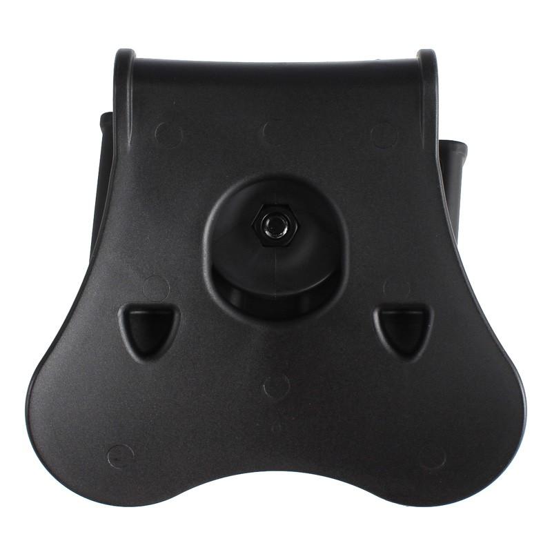 Amomax Beretta/Sig Sauer エアソフトダブルマガジンポーチ Black (P226/M9/CZ P-09|hercules-gear|02