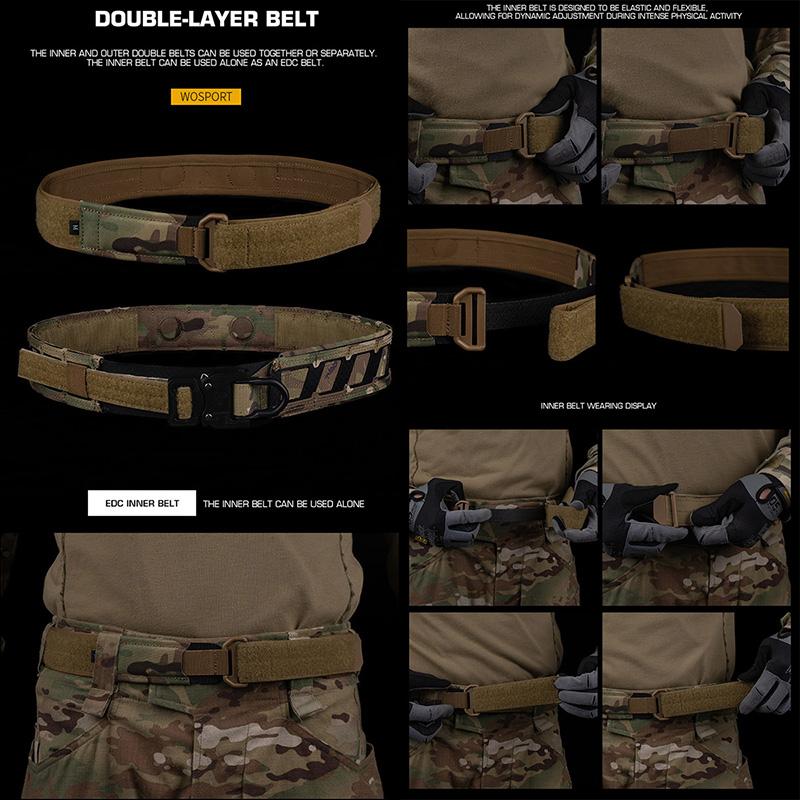 WoSporT AGILITE Magnetix タイプ MOLLE ベルト Lサイズ MC