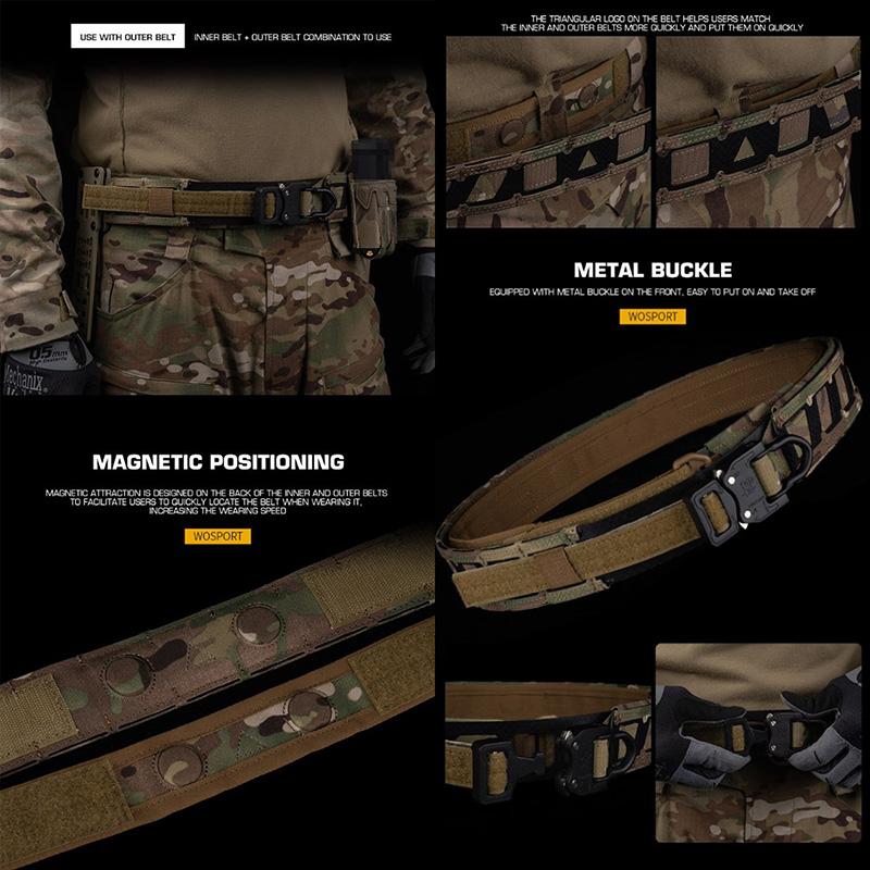 WoSporT AGILITE Magnetix タイプ MOLLE ベルト Mサイズ MC_6