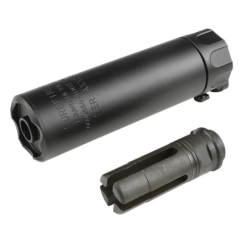 BIGDRAGON SF SOCOM556-MINI2タイプ サプレッサー BK (14mm逆ネジ/4