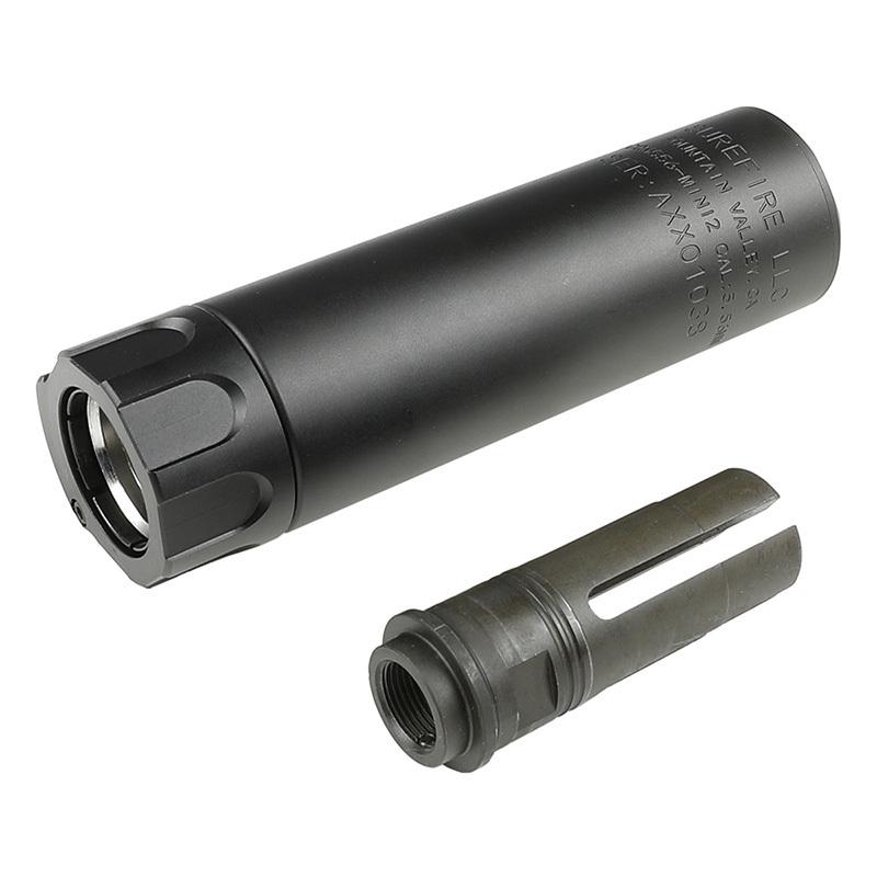 BIGDRAGON SF SOCOM556-MINI2タイプ サプレッサー BK (14mm逆ネジ/4