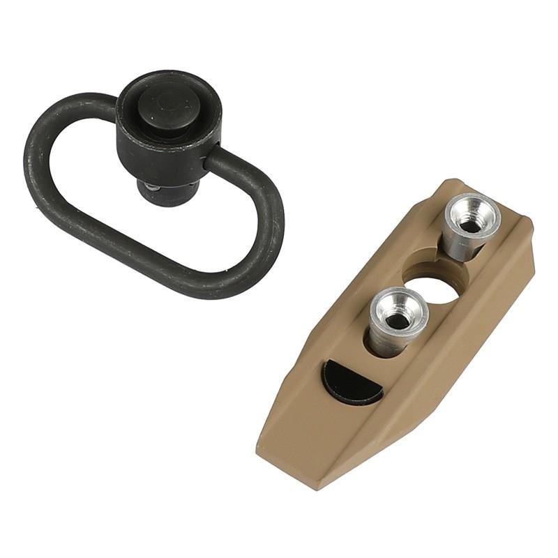 実物　KAC QD Mount BIGDRAGON KACタイプQDスリングマウント (QDスイベル付属) RED