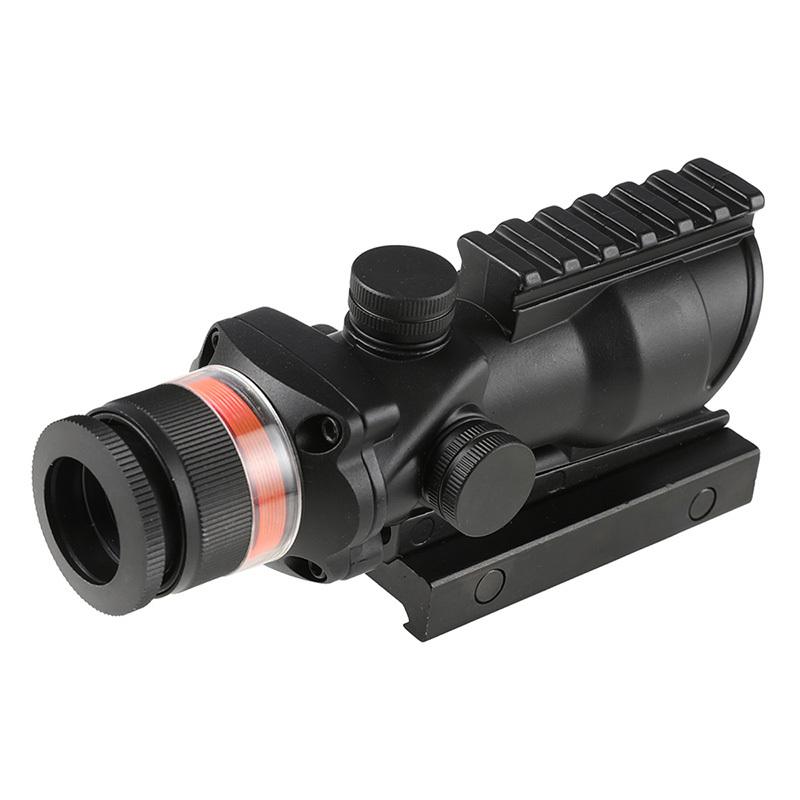 BIGDRAGON Trijicon ACOGスタイル 4X32 集光式レッドドットスコープ (トップレール搭載)  ブラック BK Black 20mmレール 4倍固定｜hercules-gear｜02