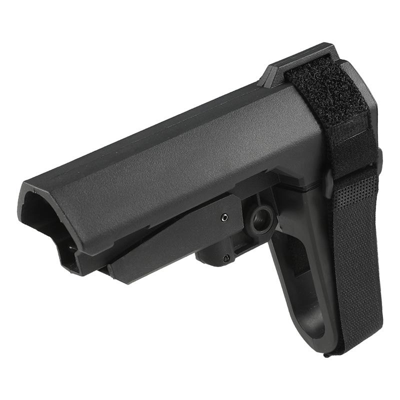BJ Tac Sbtactial SBA3タイプ ピストルストック ナイロン BK