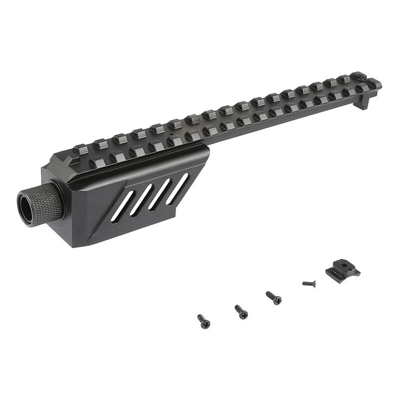 美品　東京マルイ　カスタム品　グロックG18C Glockサイレンサーアダプター CYMA C29 G18C AEP サイレンサーアタッチメント/マウントレール (14mm