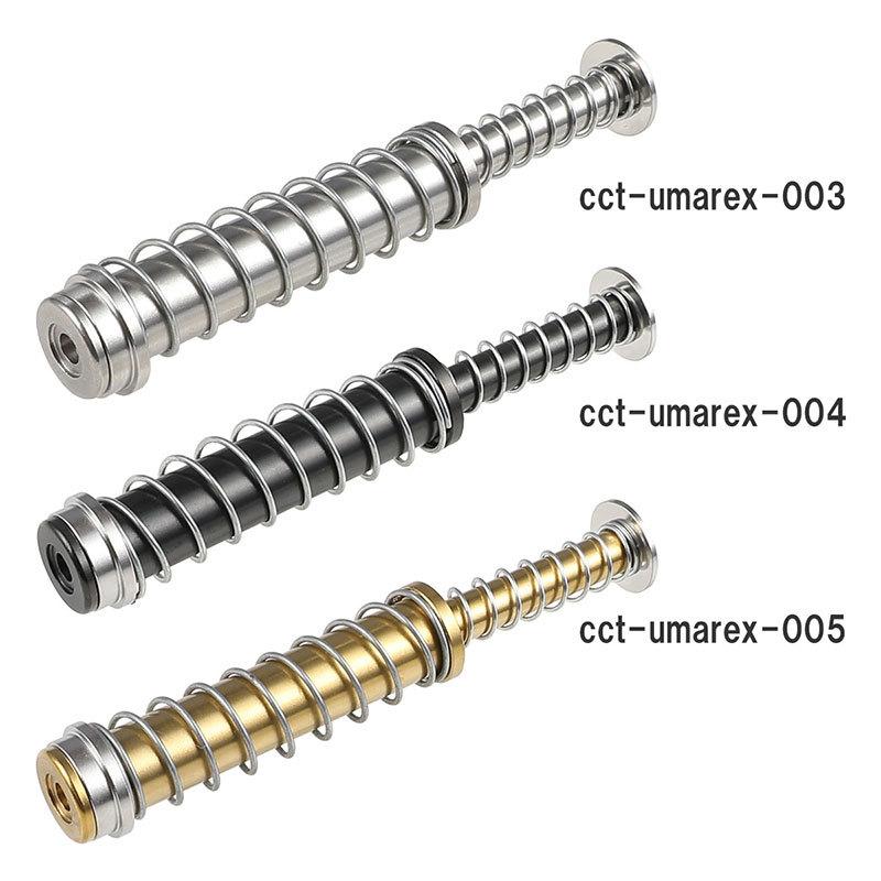 COWCOW Technology ステンレス リコイルスプリングガイドセット BK