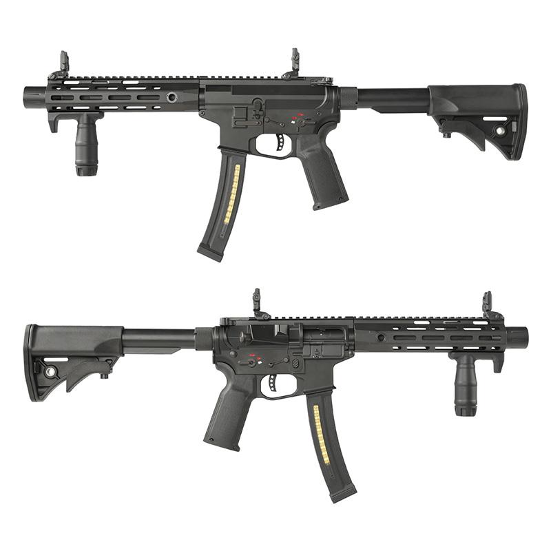 CYMA Plus CM106B AR-9 SMG LWRCIストック AEG (JP Ver./Platinumシリーズ/Eshooter電子トリガー搭載/180日安心保障/電動ガン)の画像