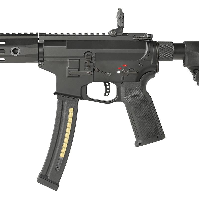 CYMA Plus CM106B AR-9 SMG LWRCIストック AEG (JP Ver./Platinumシリーズ/Eshooter電子トリガー搭載/180日安心保障/電動ガン)の画像