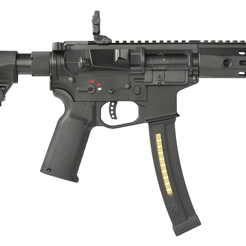 CYMA Plus CM106B AR-9 SMG LWRCIストック AEG (JP Ver./Platinumシリーズ/Eshooter電子トリガー搭載/180日安心保障/電動ガン)の画像