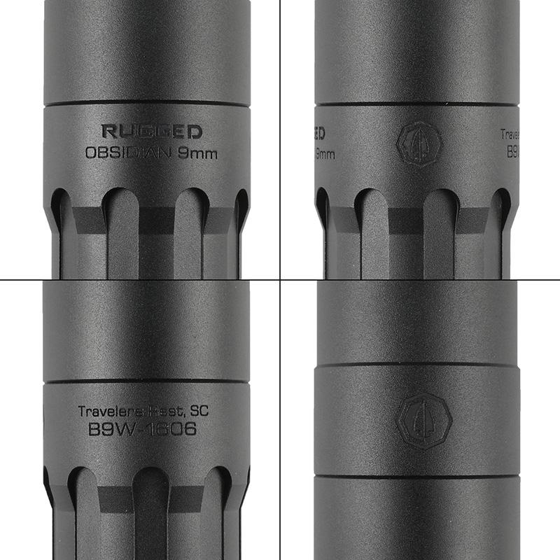 RGW OBSIDIAN 9mmタイプ ダミー サイレンサー 14mm逆 RGW OBSIDIAN 9mmタイプ ダミー サイレンサー 14mm逆