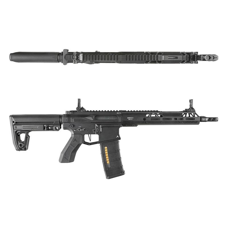 DE Airsoft ダブルイーグル Aeroknox AX//15 AR15 フルメタル 電動ガン 電子トリガー搭載/ガンケース付 18歳以上｜hercules-gear｜02