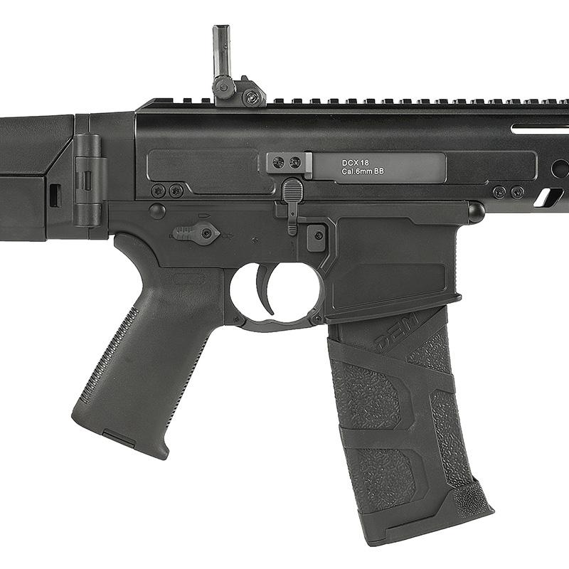DE Airsoft DCX-18 AEG (Kestrel V2搭載/JP Ver.) ガンケース付き 電動