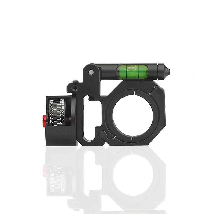 DISCOVERY 水平器/角度計付スコープマウントリング 1inch/30mm