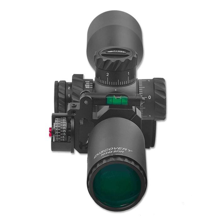 DISCOVERY 水平器/角度計付スコープマウントリング 1inch/30mm