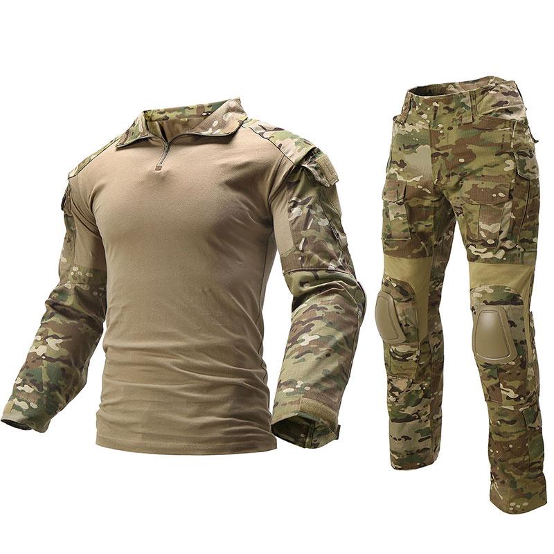 [実物]crye precision combat shirt GEN2 EMERSON CRYE Gen2タイプ コンバットシャツ 上下セット マルチカム MC