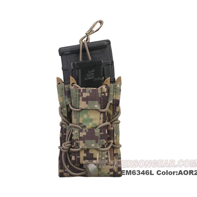 EMERSON HSGI TACOスタイル ダブルデッカーマガジンポーチ AOR2