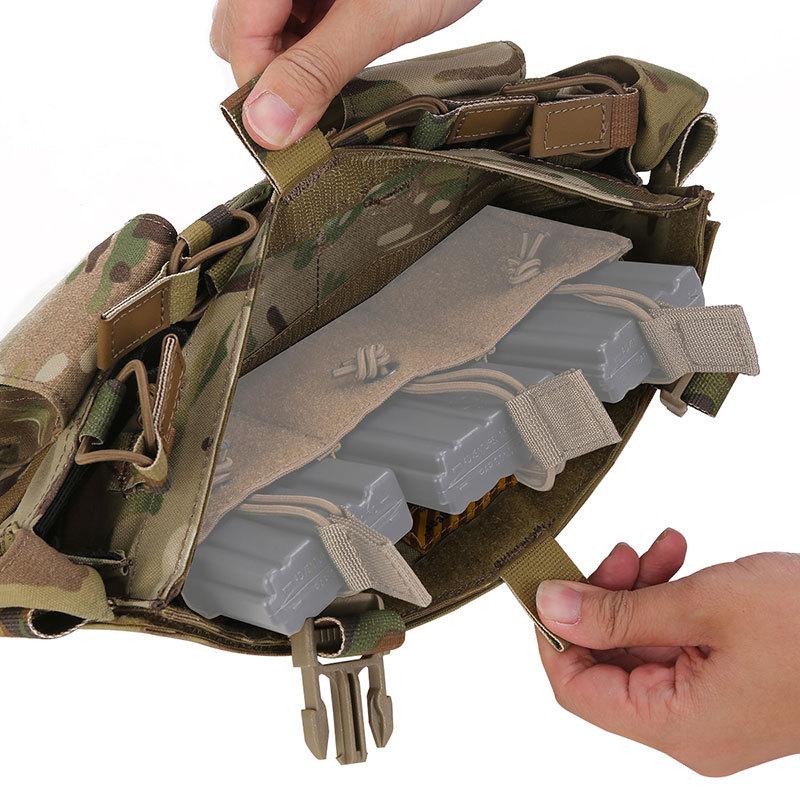 EMERSON MF UW Gen.4チェストリグ用プラカード BK : ミリタリー