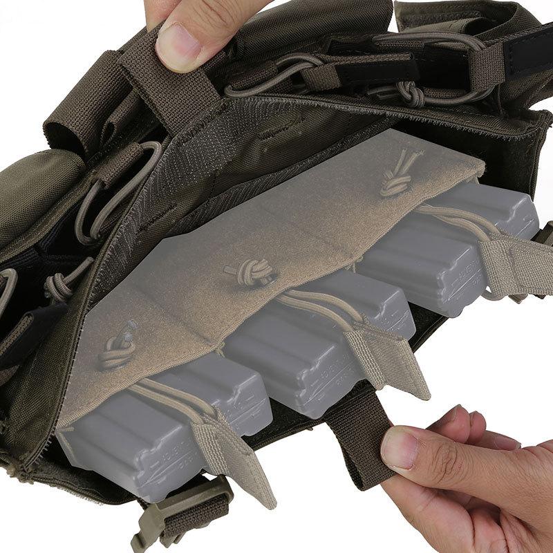 EMERSON MF UW Gen.4チェストリグ用プラカード BK : ミリタリー