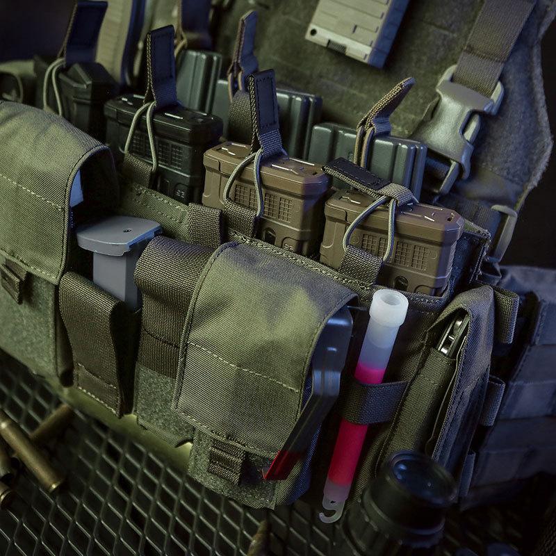 EMERSON MF UW Gen.4チェストリグ用プラカード BK : ミリタリー