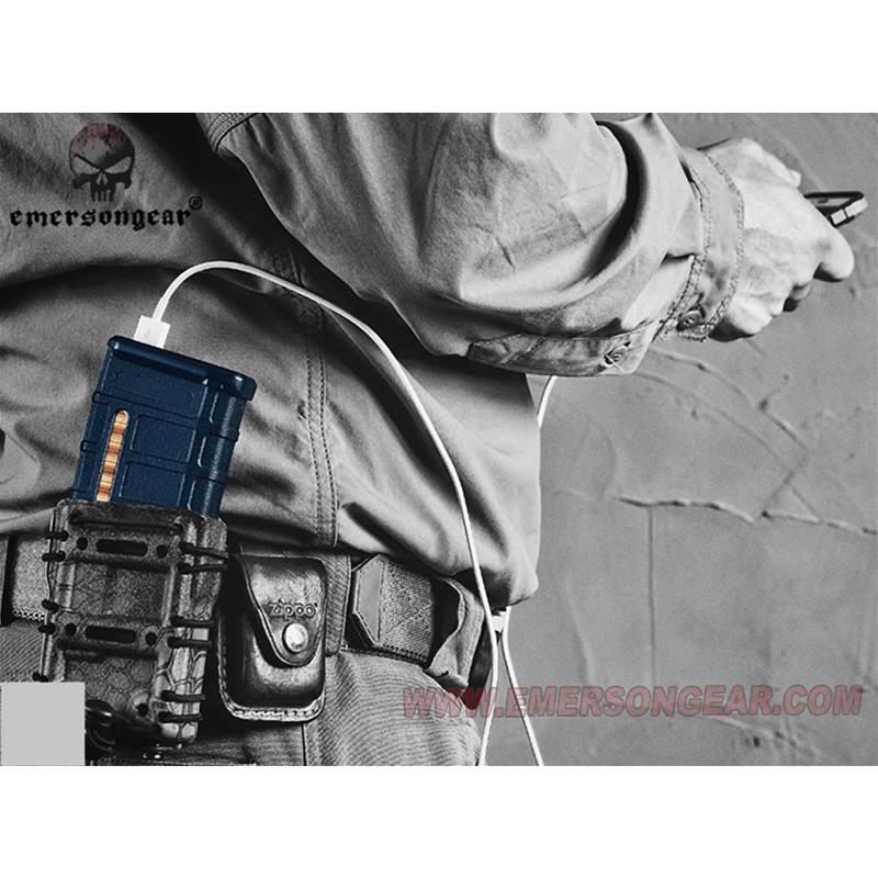 EMERSON P-MAGタイプ モバイル充電用バッテリーケース BK : ミリタリー