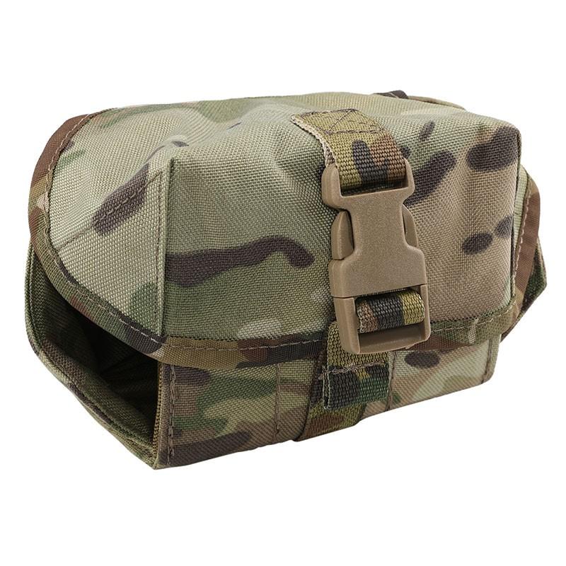 ベルトパッド モールベルト トリプル40mmグレネードポーチ マルチカム迷彩 ベルトパッド モールベルト トリプル40mmグレネードポーチ マルチカム