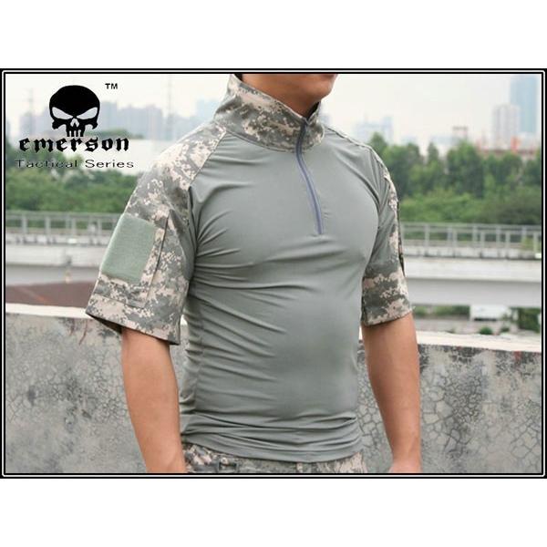 emerson TACTICAL SERIES 厚手 半袖 コンバットシャツ L EMERSON コンバットシャツ 半袖 迷彩服 BDU ACU Sサイズ : ミリタリー